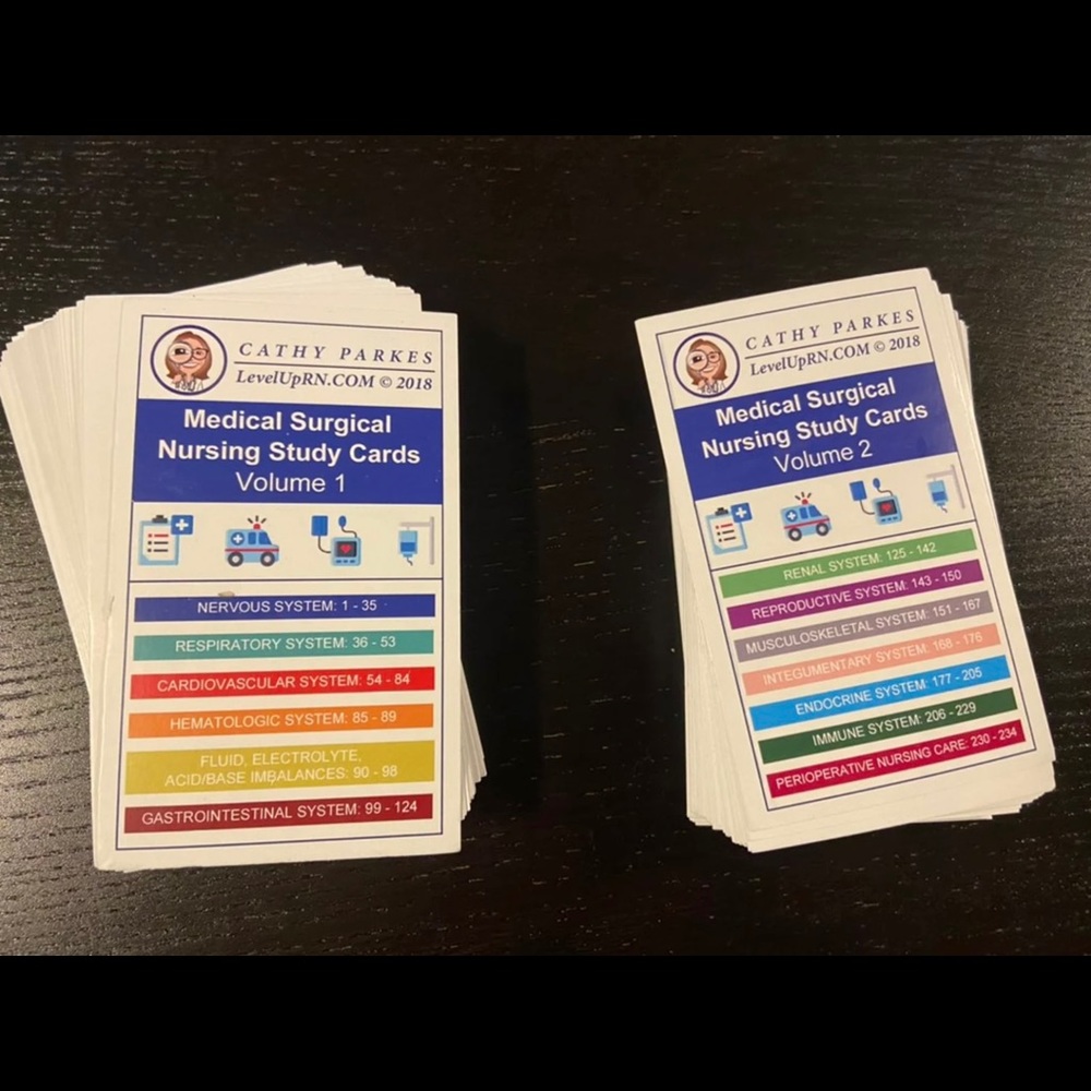 Level up rn Medical Surgical flash cards